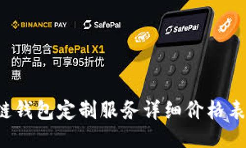  区块链钱包定制服务详细价格表与指南